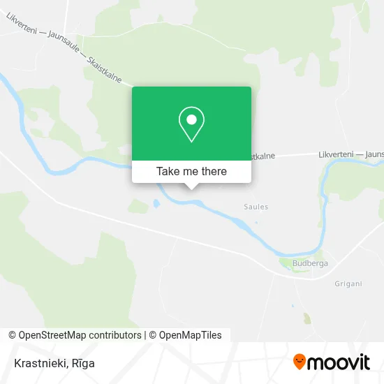 Krastnieki map