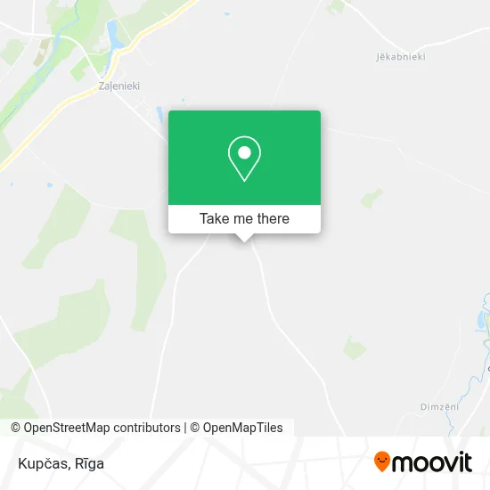 Kupčas map
