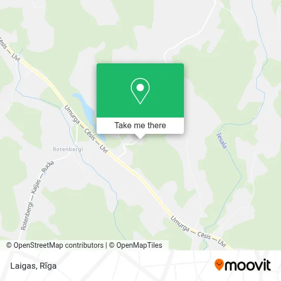 Laigas map
