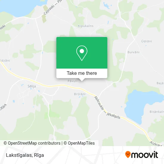 Lakstīgalas map