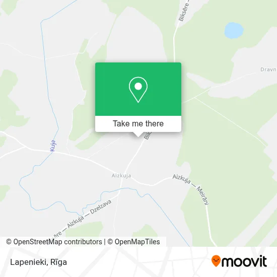 Lapenieki map