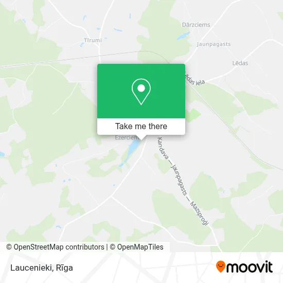 Laucenieki map