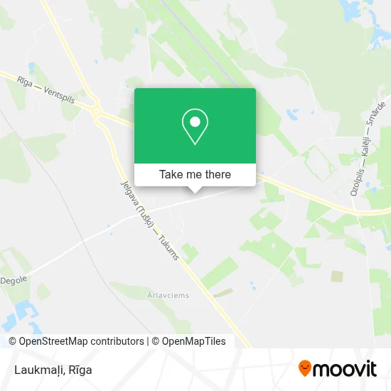 Laukmaļi map