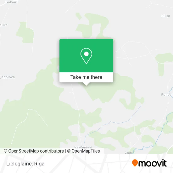 Lieleglaine map