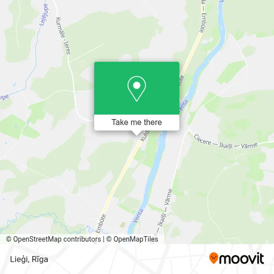Lieģi map