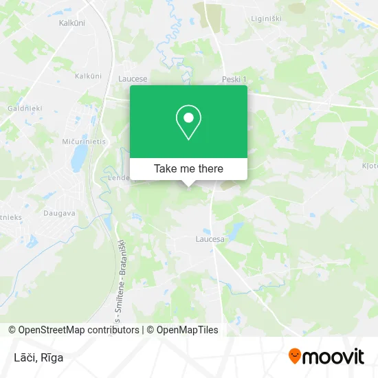 Lāči map