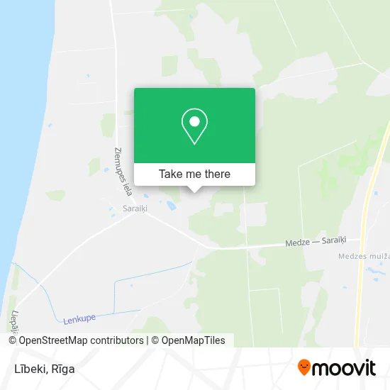 Lībeki map