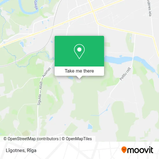 Līgotnes map