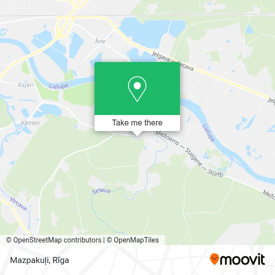 Mazpakuļi map