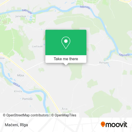 Mačeni map