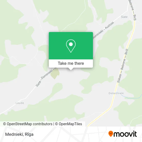 Mednieki map
