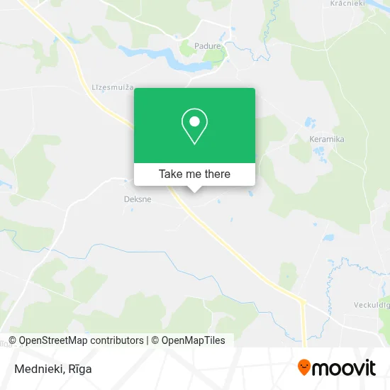 Mednieki map