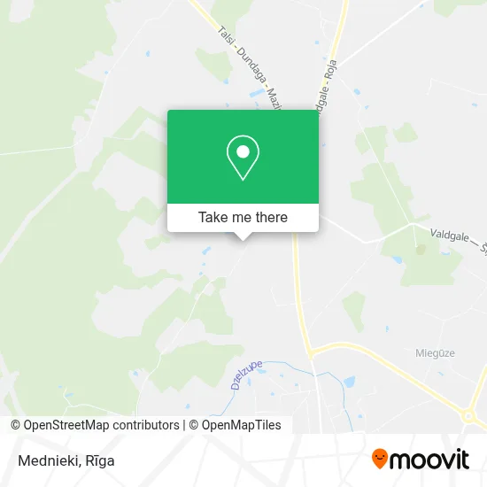 Mednieki map
