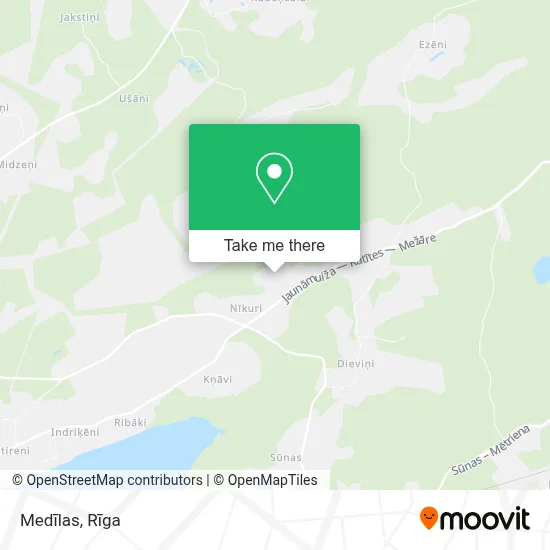 Medīlas map