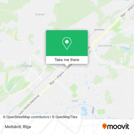 Melbārdi map