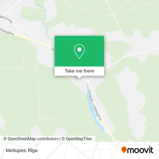 Mellupes map