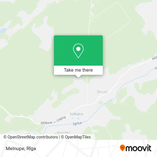 Melnupe map
