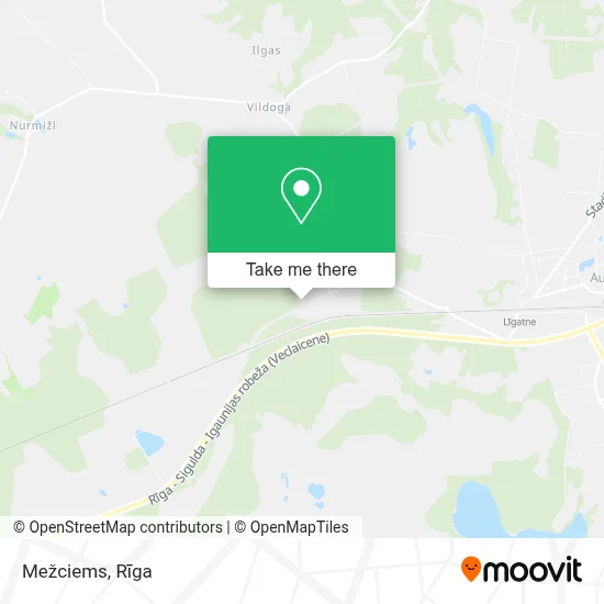 Mežciems map