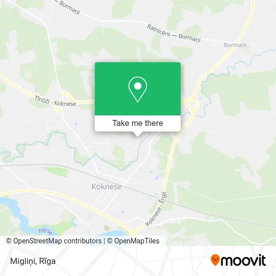 Migliņi map