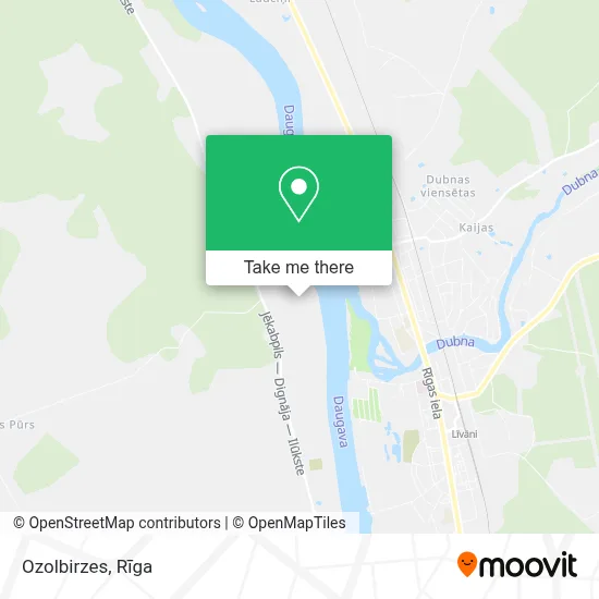 Ozolbirzes map