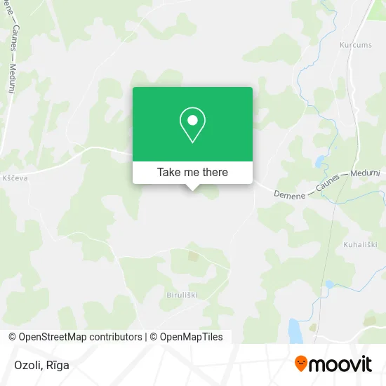 Ozoli map