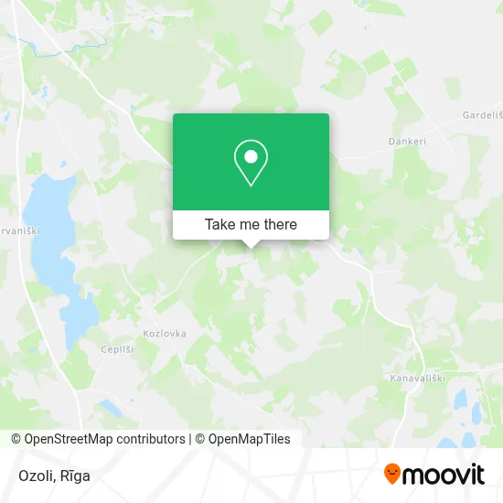 Ozoli map