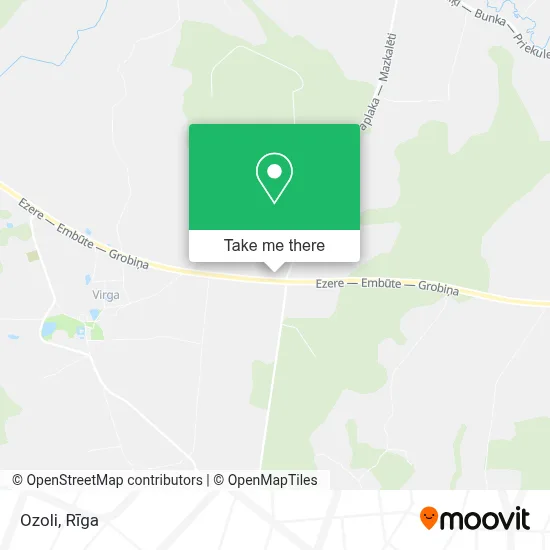 Ozoli map
