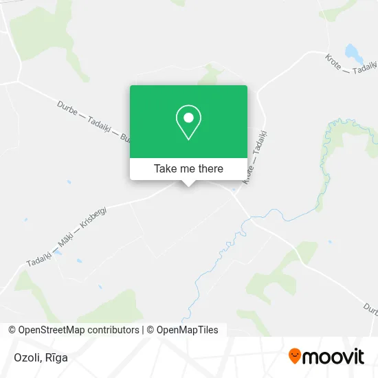 Ozoli map