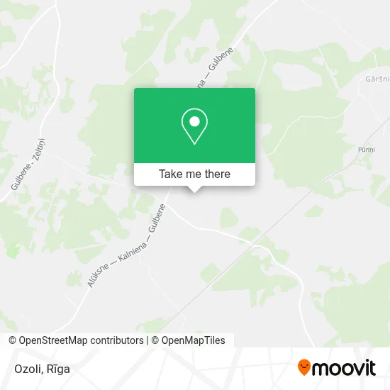Ozoli map