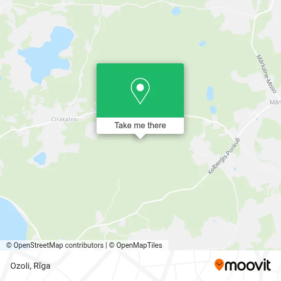 Ozoli map