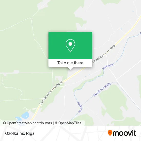 Ozolkalns map