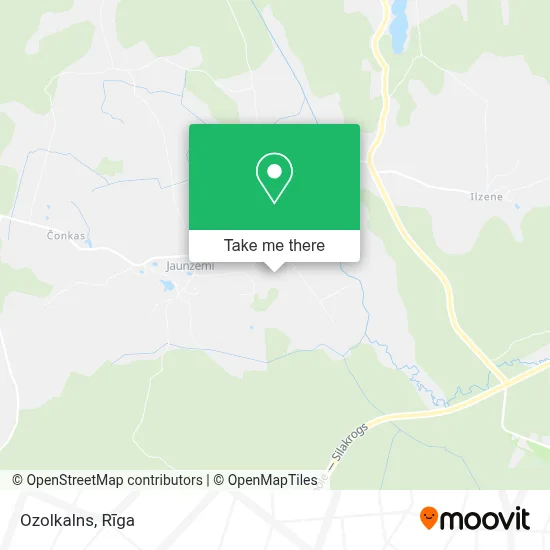 Ozolkalns map