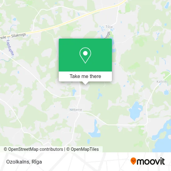 Ozolkalns map