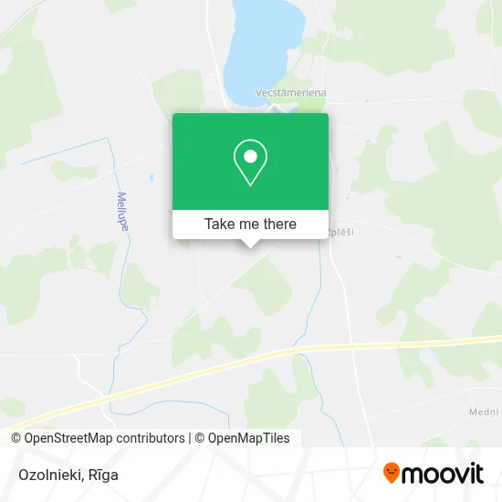 Ozolnieki map