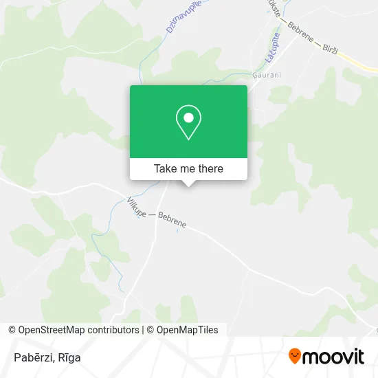 Pabērzi map
