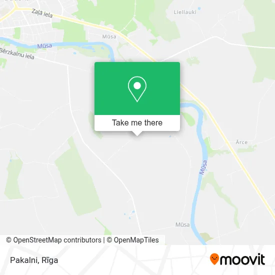 Pakalni map