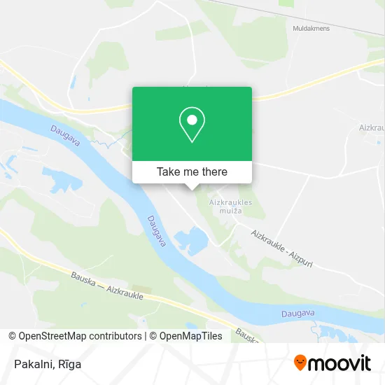 Pakalni map