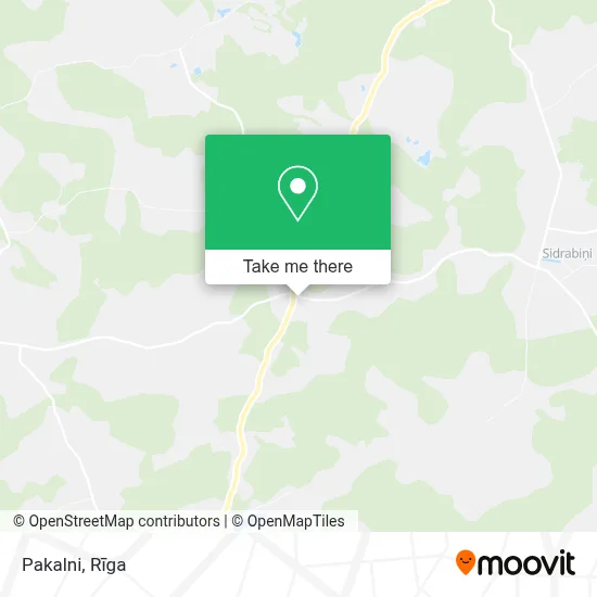 Pakalni map