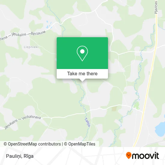 Pauliņi map