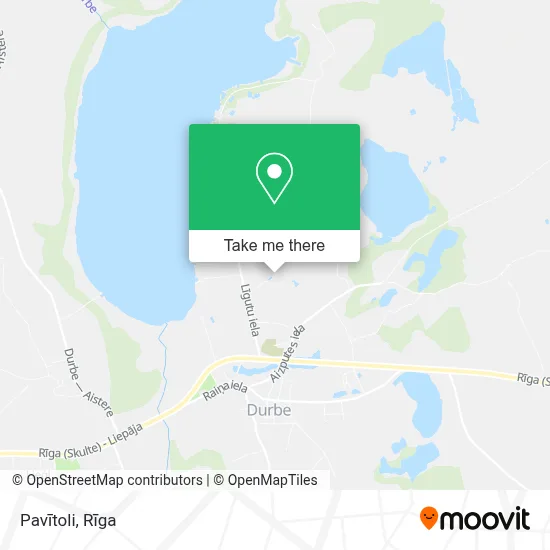 Pavītoli map