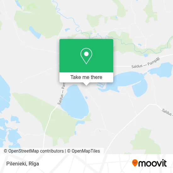 Pilenieki map