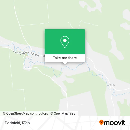 Podnieki map