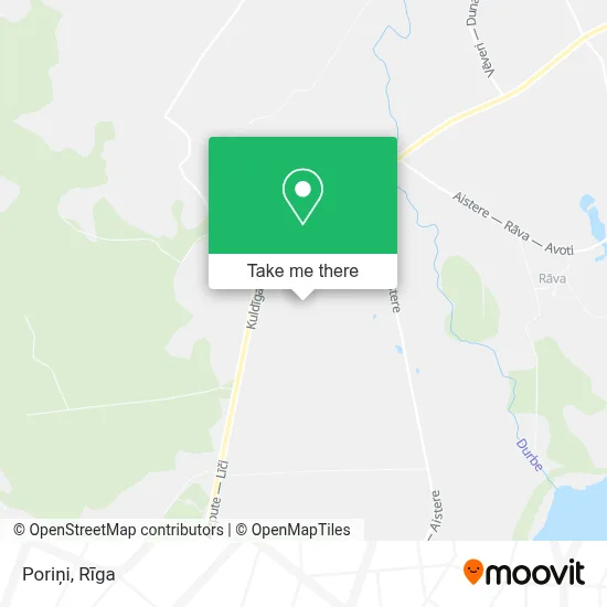 Poriņi map