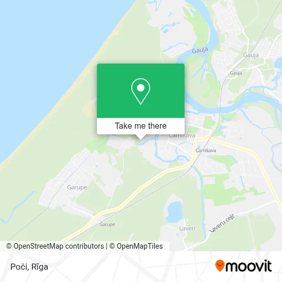 Poči map