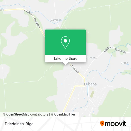 Priedaines map