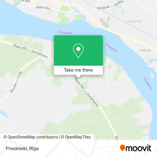 Priednieki map