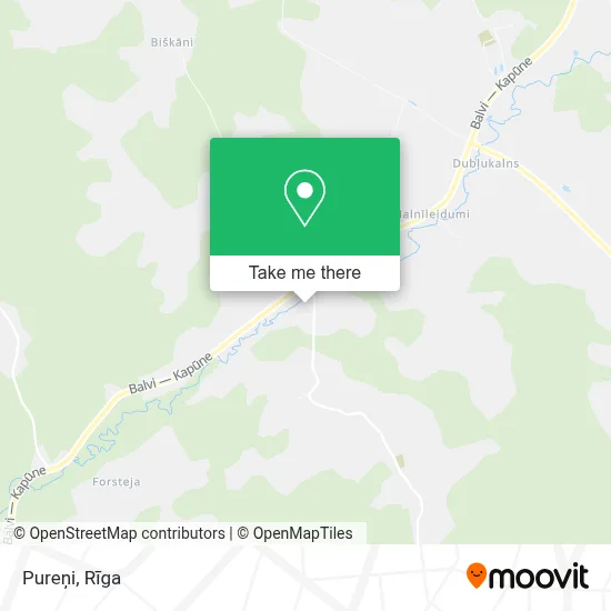 Pureņi map
