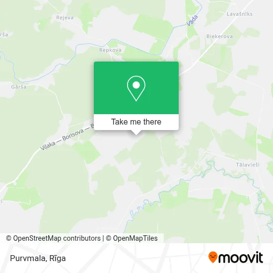 Purvmala map
