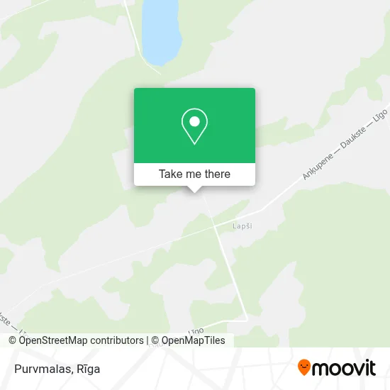 Purvmalas map