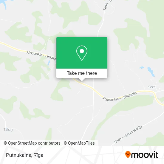 Putnukalns map